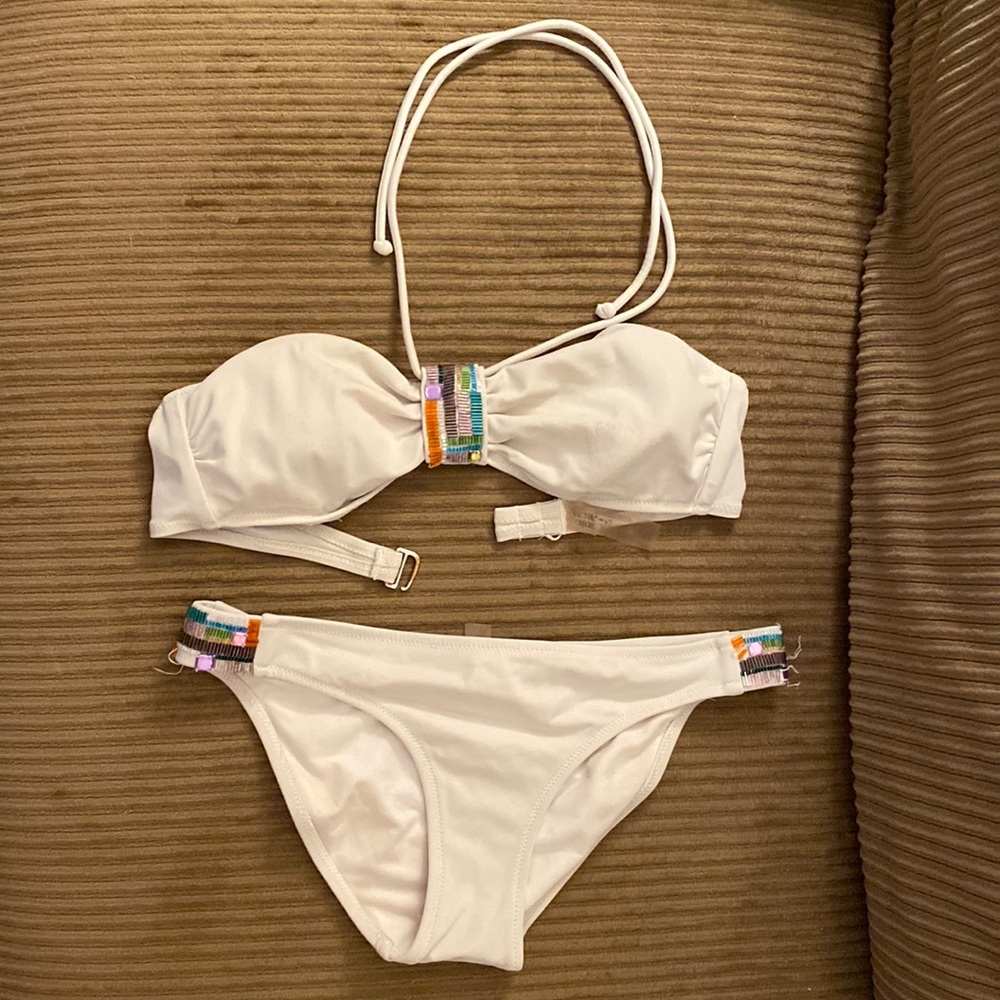 White Victoria Secret bikini